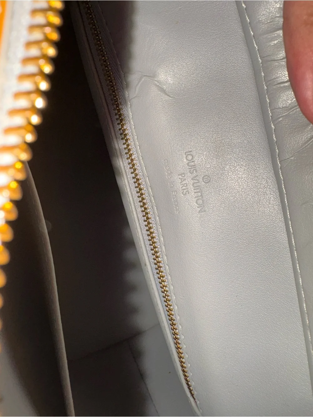 Louis Vuitton Yellow Vernis Bag